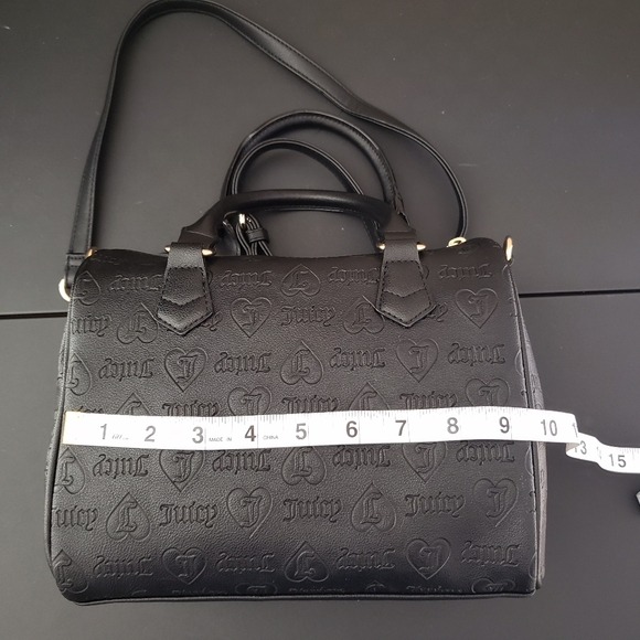 Juicy Couture Bestsellers Black Liquorice Satchel NWT - Picture 14 of 16